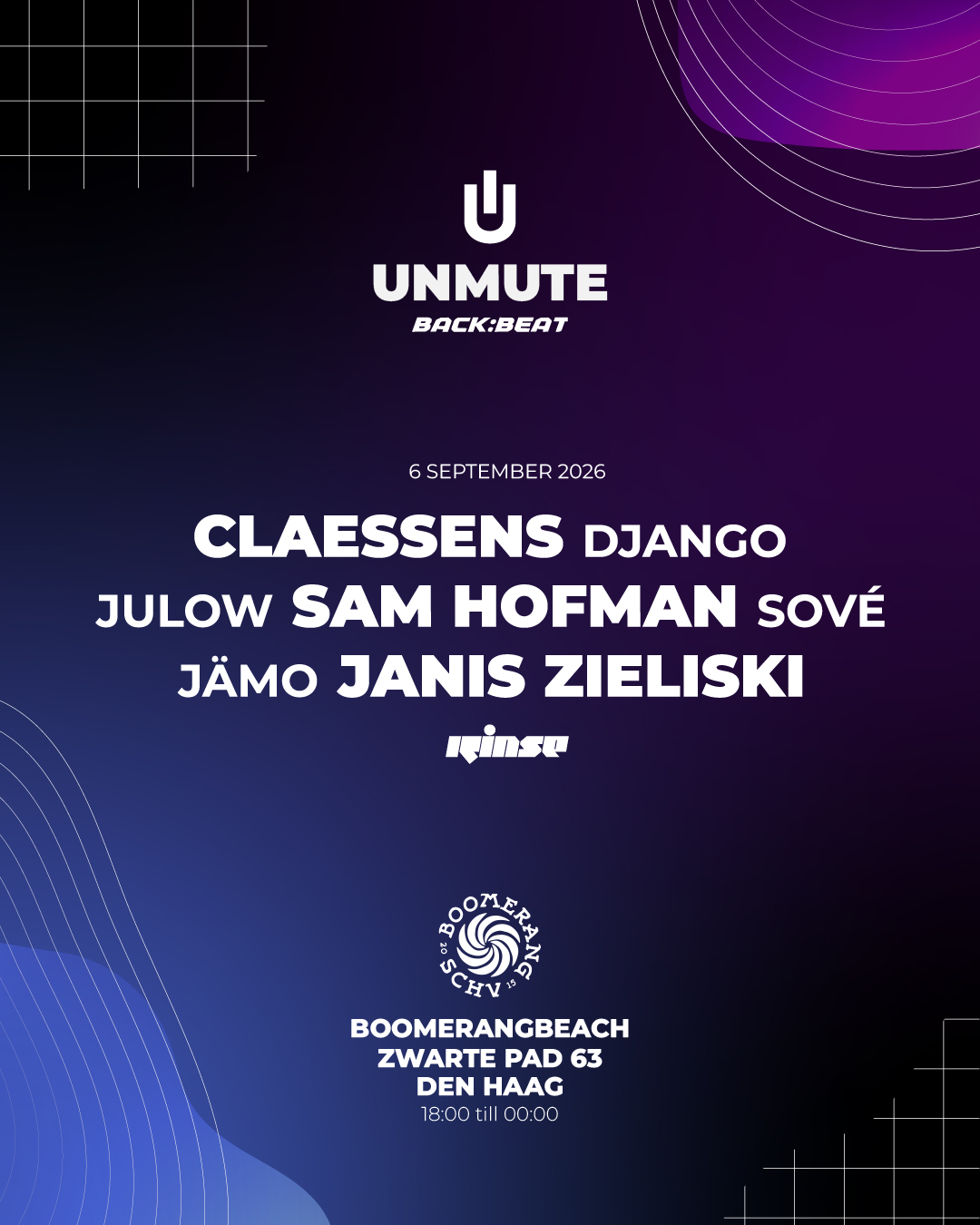 UNMUTE in Boomerang Beach, Den Haag